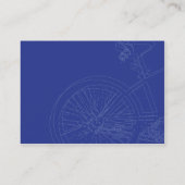 Blue Bike - Chubby Visitekaartje (Achterkant)