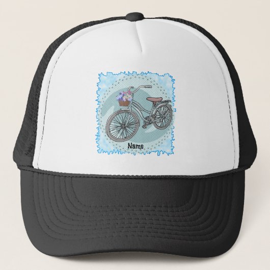 Blue Bike hat Trucker Pet (Voorkant)