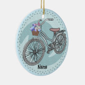Blue Bike  Ornament (Rechts)