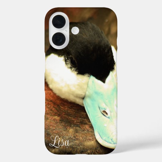 Blue-billed Duck gepersonaliseerde telefoonhoes Case-Mate iPhone Case (Achterkant)