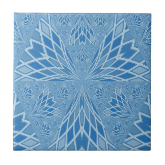 Blue Bird Abstract keramische Tegel Tegeltje