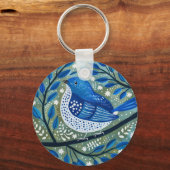 Blue Bird Art Sleutelhanger (Voorkant)
