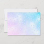 Blue Bird bedankje Bedankkaart (Achterkant)