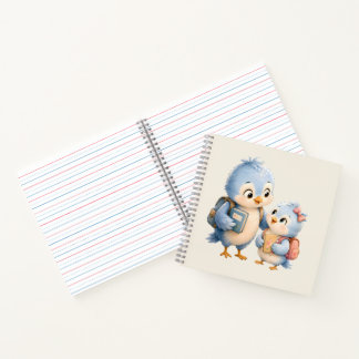Blue Bird Broer Zus Journaal Notitieboek