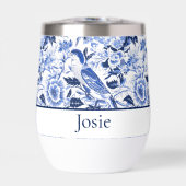 Blue Bird Chinoiserie Monogram (Voorkant)