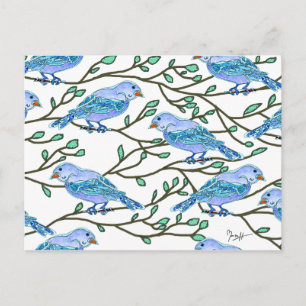 Blue Bird Conferentie Briefkaart