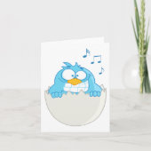 Blue Bird Hatching beroemd gemaakt door Egg Singin Kaart (Voorkant)