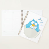 Blue Bird Hatching from Egg Singing Funny Animal (Devant avec enveloppe)