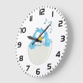 Blue Bird Hatching Grote Klok (Hoek)