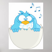 Blue Bird Hatching Poster (Voorkant)
