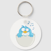 Blue Bird Hatching Sleutelhanger (Achterkant)