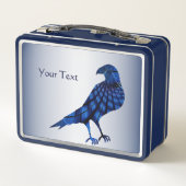 Blue Bird Metal Lunchbox (Achterkant)