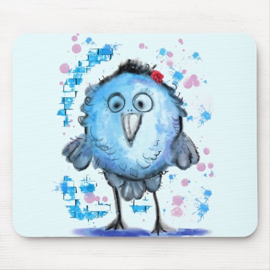 Blue Bird Muismat Fun (Voorkant)