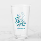 Blue Bird Music Glas (Voorkant)