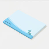 Blue Bird Music Post-it® Notes (Schuin)