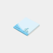Blue Bird Music Post-it® Notes (Schuin)
