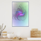 Blue Bird of Grace Poster (Keuken)