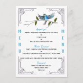Blue Bird of Happiness 4,5-inch x 6,25-inch Menu (Voorkant)
