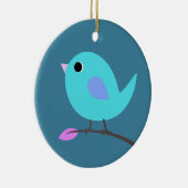Blue Bird Ornament (Rechts)