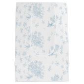 Blue Bird & Rozen Wrapping Papier Medium Cadeauzakje (Achterkant)