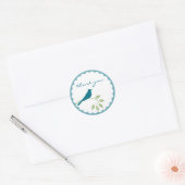 Blue Bird Sticker - Dank u (Envelop)