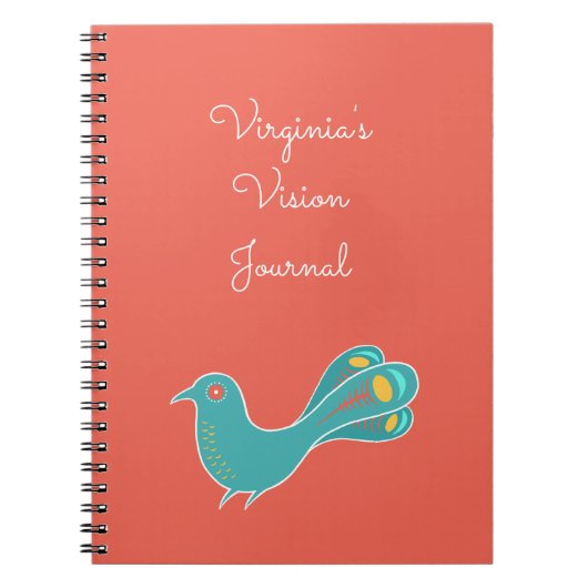  Blue Bird Vision Journal Notitieboek (Voorkant)