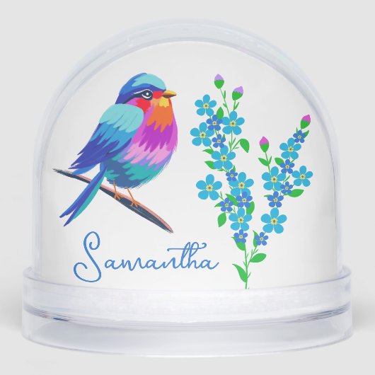 Blue Birdie Oubliez-moi pas les fleurs 90e anniver (Avant)