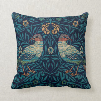 Blue Birds Pattern van William Morris Kussen