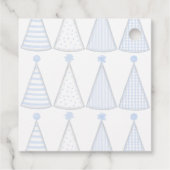 Blue Birthday Banner Pet Gift Label (Achterkant)