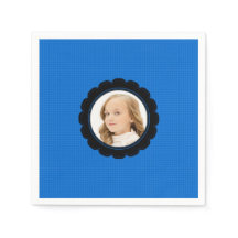 Blue Black Flower Vervang Afbeelding