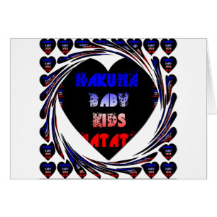 Blue Black Hakuna Matata Baby Kinder Design.png