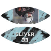 Blue Black Player Name Number Photo Keepomwille American Football (Panelen)