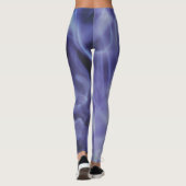 Blue Black Smoky Art Leggings (Achterkant)