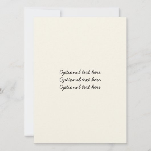 Blue Black Stripes Invitation Anniversaire (Dos)