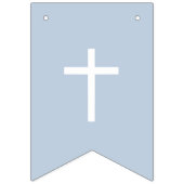 Blue Bless Our Son Banner Baptism Bunting Flags (Eerste vlag)