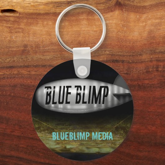 Blue Blimp Sleutelhanger (Voorkant)