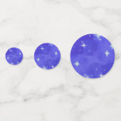 Blue Bling Anniversaire Table de fête Confetti (Devant)