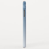 Blue Bling | Luxe Sparkle Glitter Monogram Case-Mate iPhone Case (Achterkant/rechts)