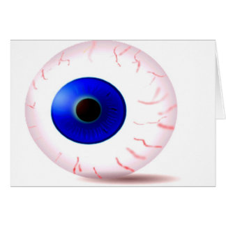 Blue Bloodshot Eyeball