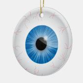 Blue Bloodshot Eyeball Ornament (Links)