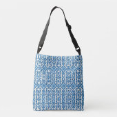 Blue Bloom Crossbody Tas (Achterkant)