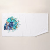 Blue Bloom Requiem (Serviette de bain)