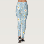Blue Blossom Breeze Daisy Leggings (Achterkant)