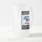 Blue Boar Tavern Frosted Mok (Voorkant rechts)