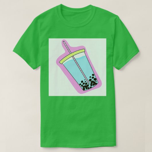 Blue Boba Tea T-shirt (Design voorkant)
