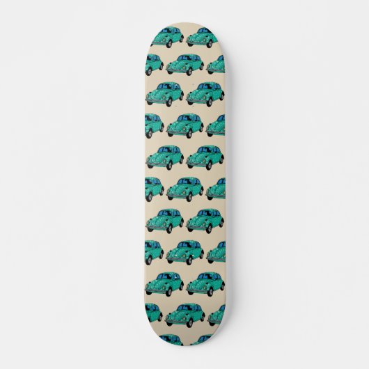 Blue Boho Car Skateboard (Voorkant)