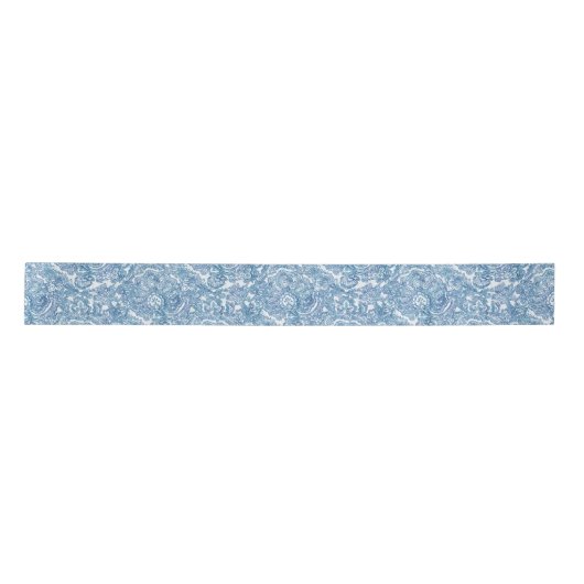 Blue Boho Paisley Pattern Lint (Voorkant)