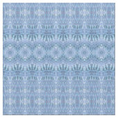 Blue Boho Tie Dye Pattern Stof (Close Up)