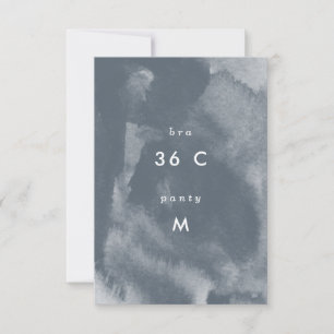 Blue Boho Waterverf Bachelorette Party Save The Date