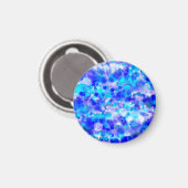 Blue Bokeh 92015 Magneet (Voorkant / Achterkant)